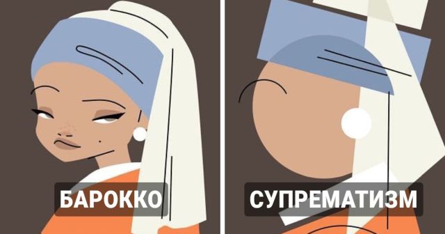 Художница нарисовала шпаргалку, которая любого научит разбираться в живописи