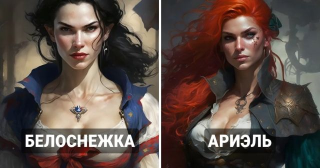 Если бы принцессы Диснея были пиратками