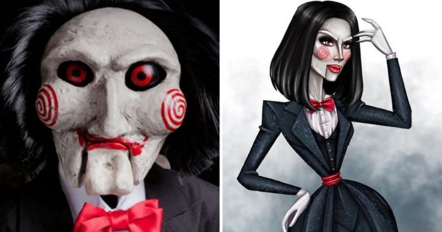 Художник из Эквадора предал персонажам ужастиков немного женственности