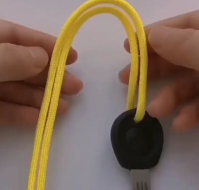 Плетёный узел на ключи