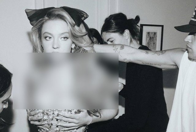Сидни Суини показала, как готовила свой образ для Met Gala