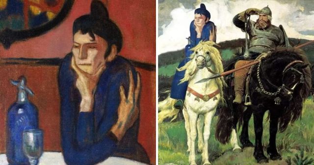 "Идеальная собутыльница": художник переместил "Любительницу абсента" Пабло Пикассо на другие картины