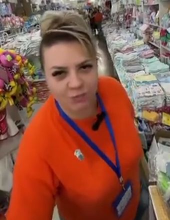 В одном из бишкекских магазинов детских товаров