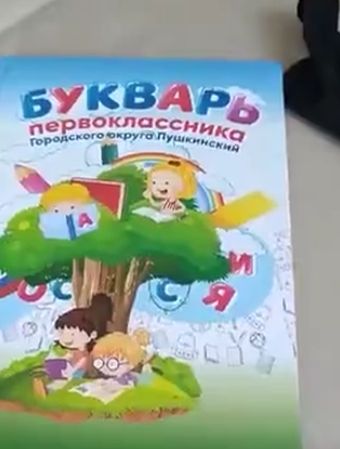 Вот такие буквари выдают в школах ГО Пушкинский