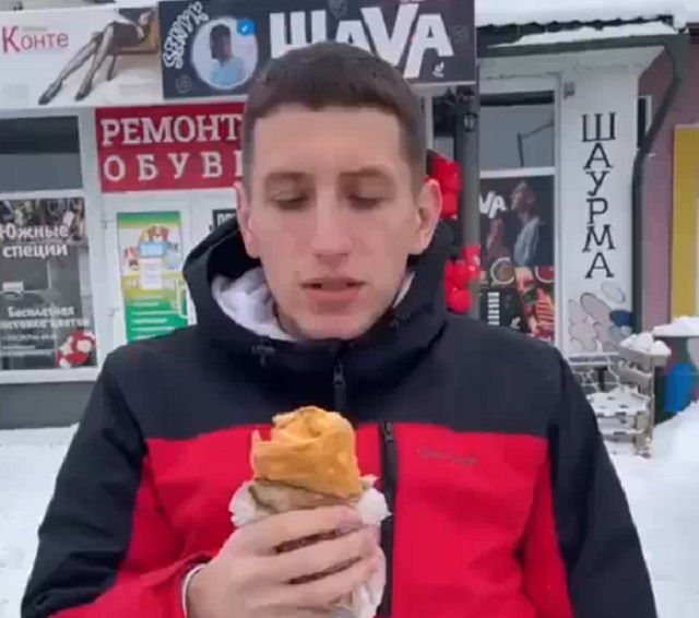 Белорусская промо-акция шаурмы в кляре