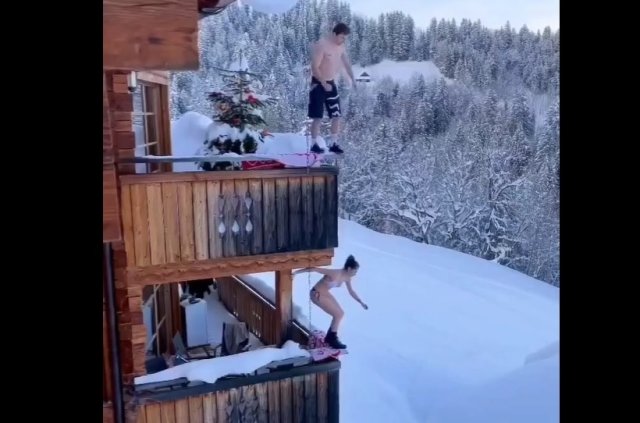 Окунулись в снег