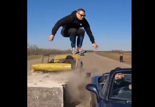 Очень опасные и зрелищные трюки