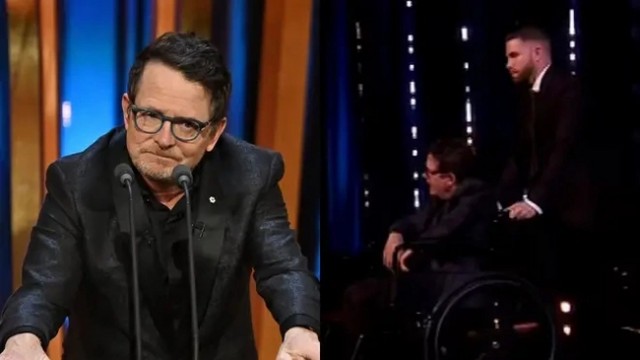 На церемонии вручения наград BAFTA Майкл Джей Фокс приехал в кресле-каталке
