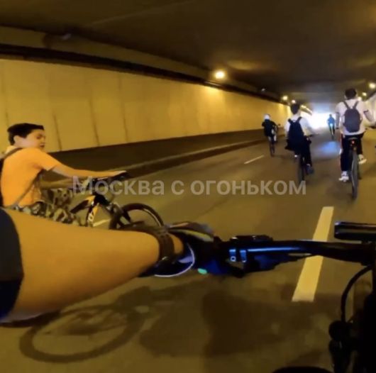 Самокатчик против велофестиваля