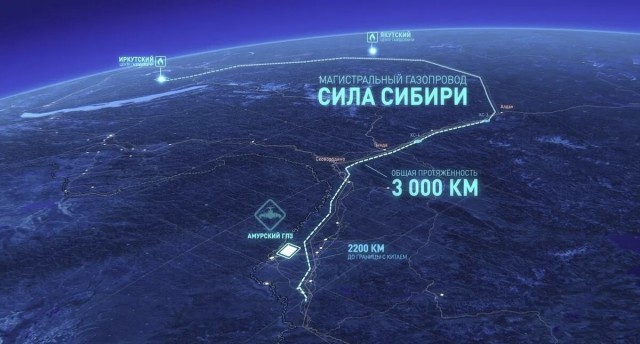 В этом году "Газпром" поставит в Китай на 1 млрд кубометров газа больше запланированного объема.