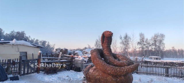 В Якутии создали символ 2025 года — Змею