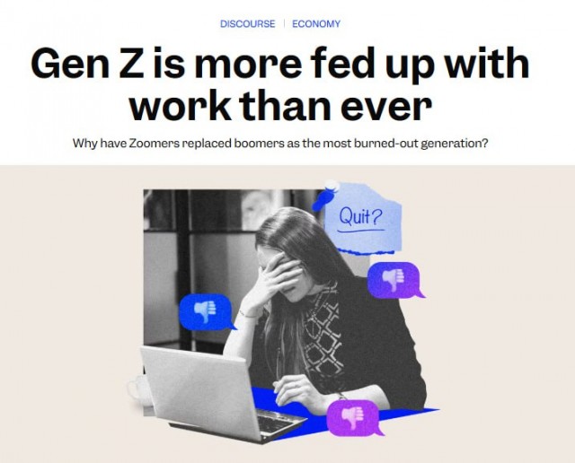 Поколение Z: карьера ещё не началась, а выгорание уже наступило