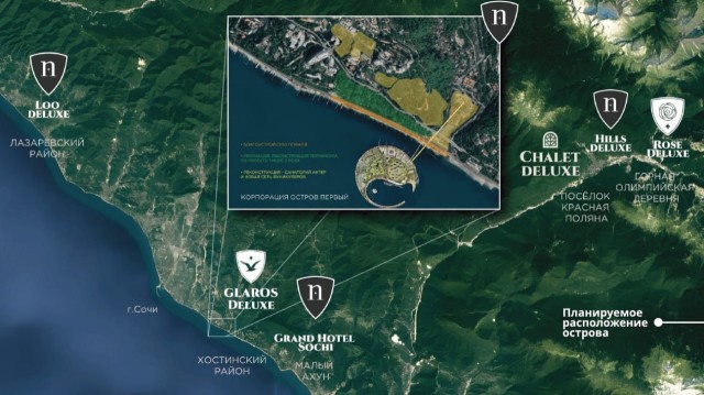 В 2031 году у побережья Сочи появится первый насыпной остров в России. Объем инвестиций в проект составит более триллиона рублей