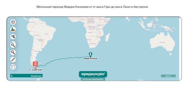 Фёдор Конюхов стал первым человеком, который переплыл Южную Атлантику на вёсельной лодке