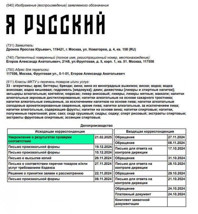 Шаман не планирует выпускать алкоголь и секс-игрушки под маркой «Я русский»