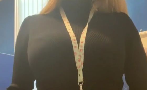 На работе