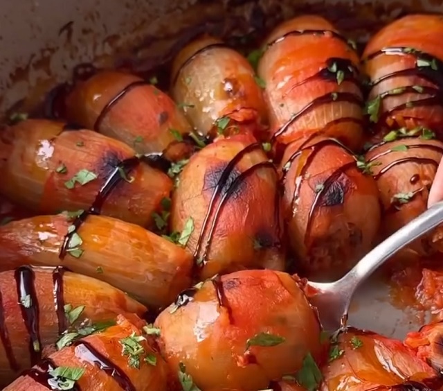 Простой и вкусный рецепт фаршированного лука