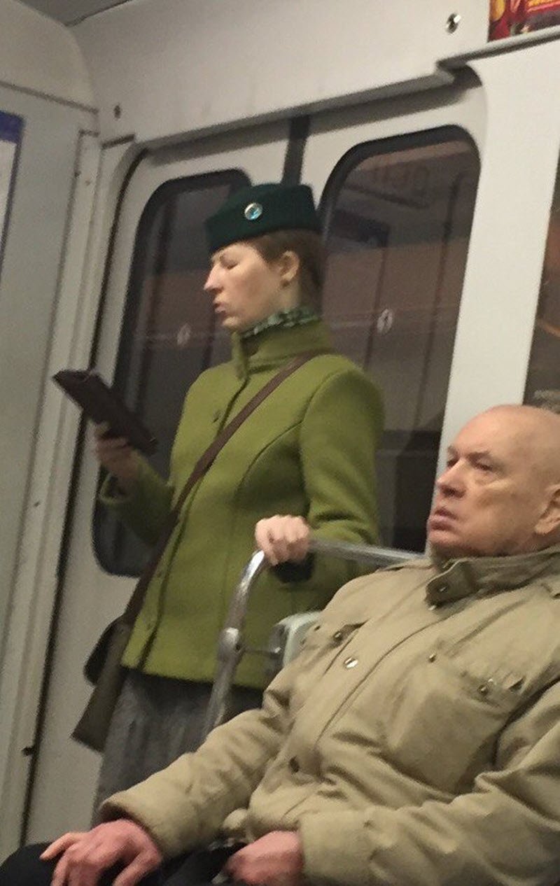 Модники из российского метрополитена
