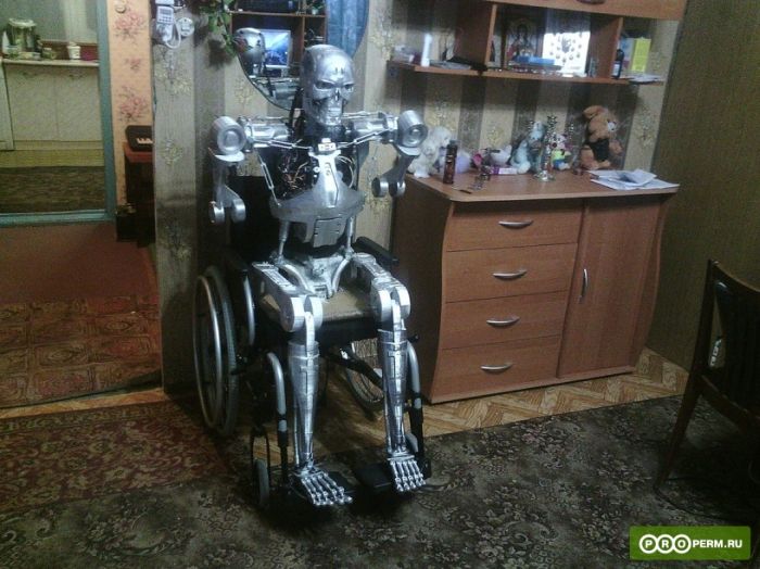 Пермский программист создал модель робота Т-800 из фильма «Терминатор»