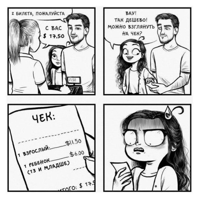 Смешные комиксы