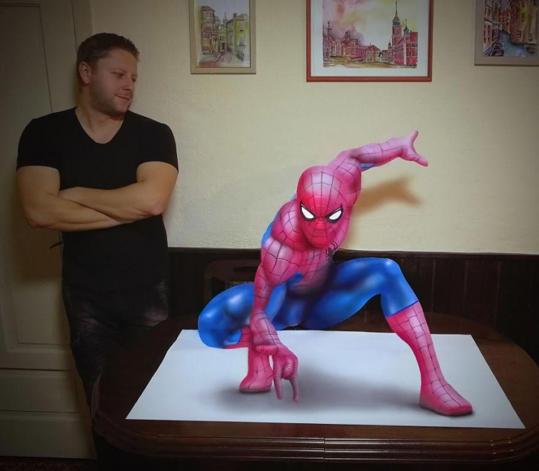 Гиперреалистичные 3D-рисунки, которые совершенно точно запутают вас