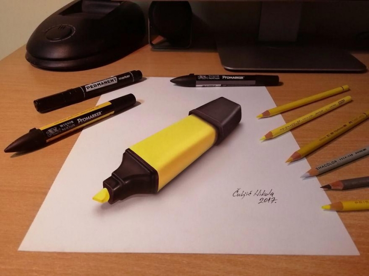 Гиперреалистичные 3D-рисунки, которые совершенно точно запутают вас