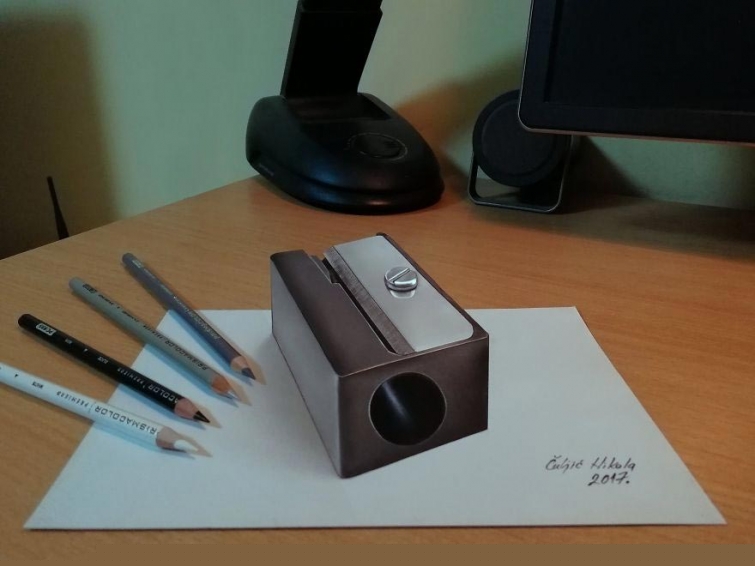 Гиперреалистичные 3D-рисунки, которые совершенно точно запутают вас