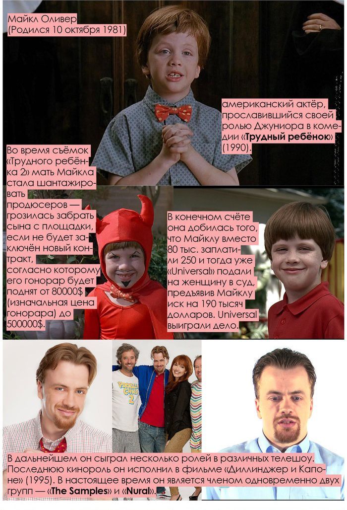 Кем стали детишки из кино