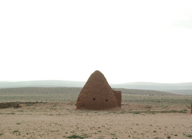 Заброшенная марокканская воинская часть в Западной Сахаре