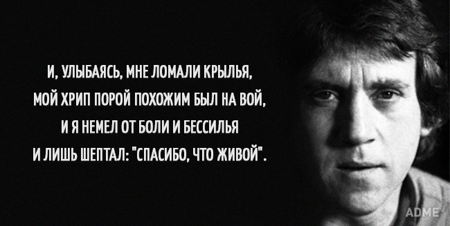 Несколько цепляющих цитат Владимира Высоцкого