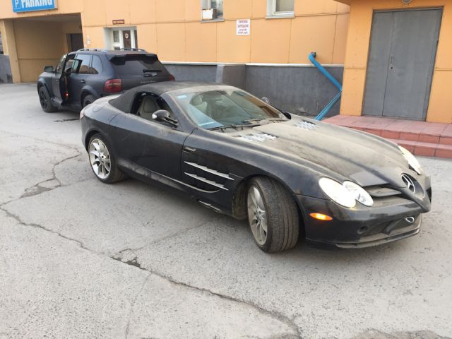 Забытый Mercedes-McLaren SLR нашли на подземном паркинге в Новосибирске