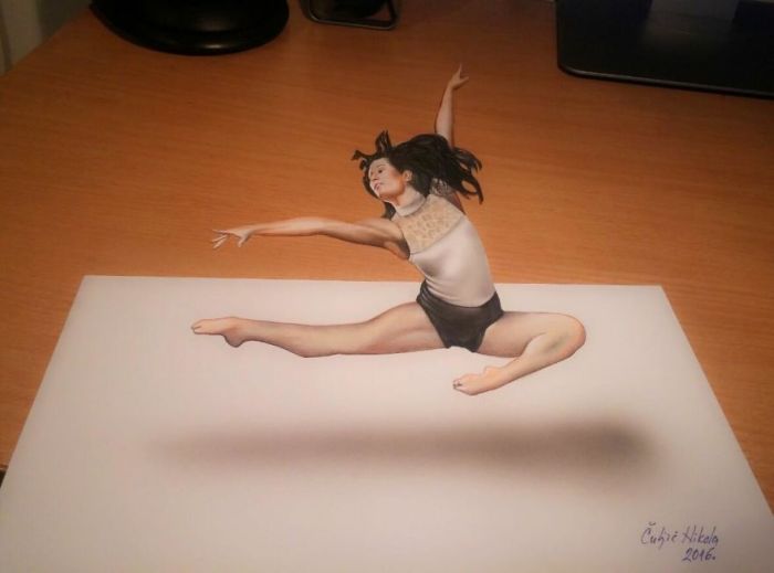 Трехмерные рисунки Николы Кулича