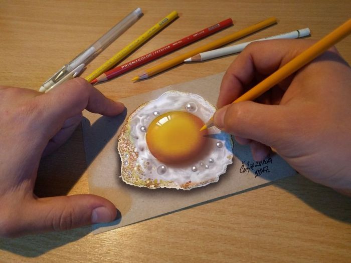 Трехмерные рисунки Николы Кулича