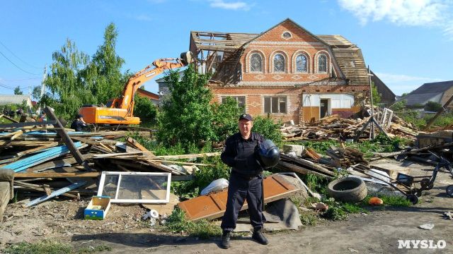 В Туле продолжается освобождение незаконно занятой цыганами земли