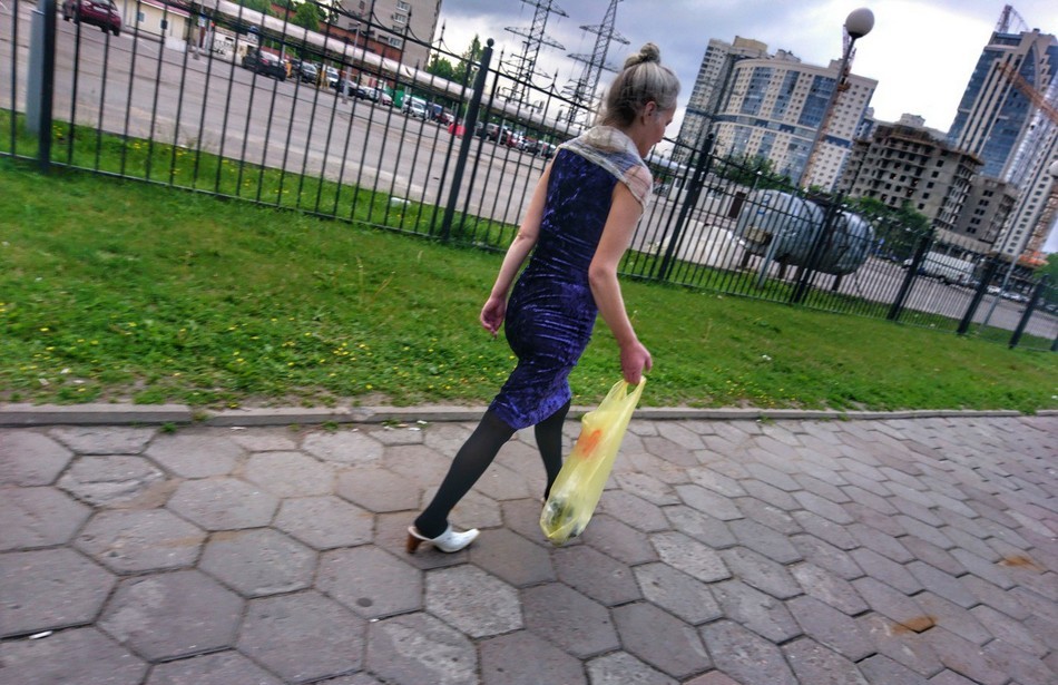 Модные персонажи на питерских улицах
