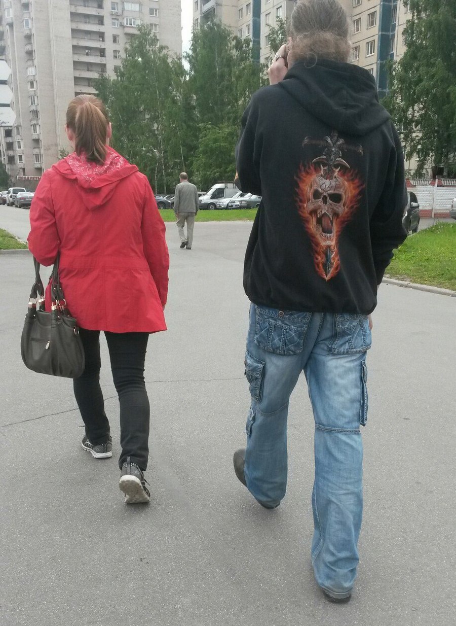 Модные персонажи на питерских улицах