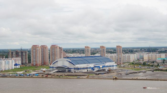 Наводение в Хабаровском крае с вертолета