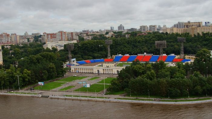 Наводение в Хабаровском крае с вертолета