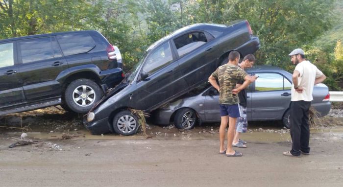 Под Судаком сошел селевой поток