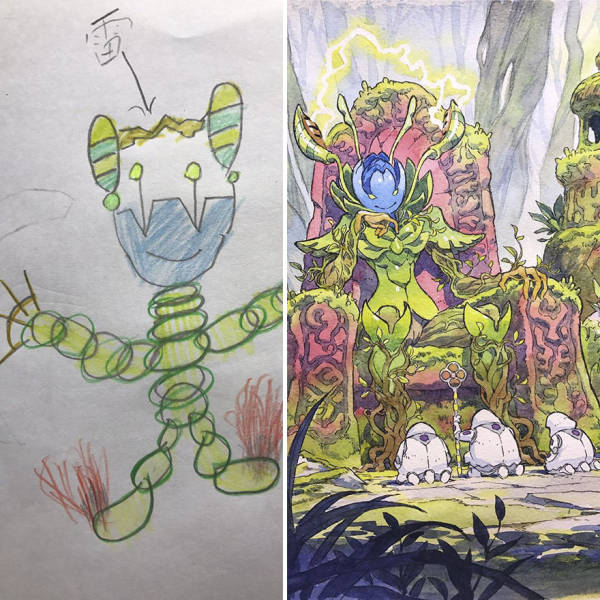 Художник-мультипликатор доработал рисунки сына