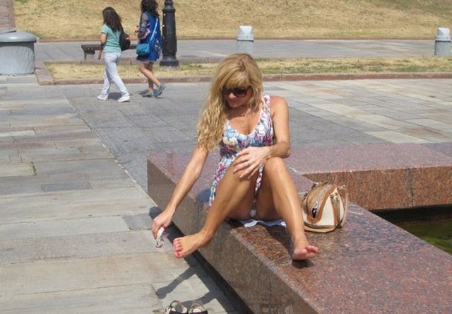 Случайные засветы женского нижнего белья