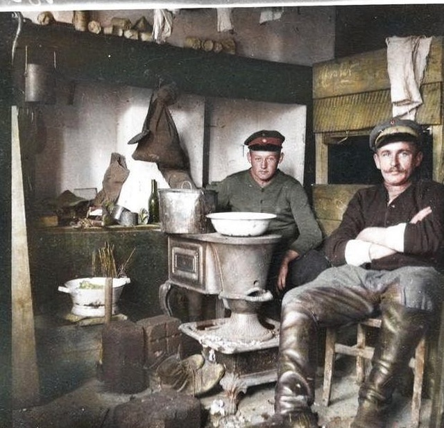 Колоризированные фотографии Первой мировой войны