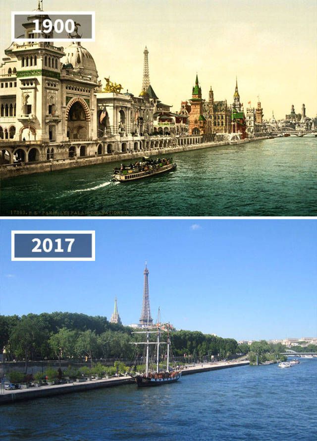 Как меняются со временем различные места