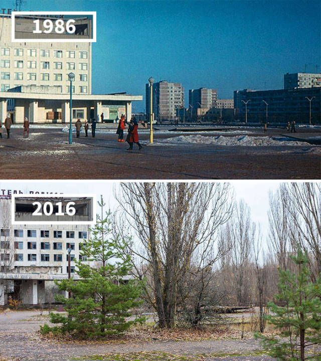 Как меняются со временем различные места