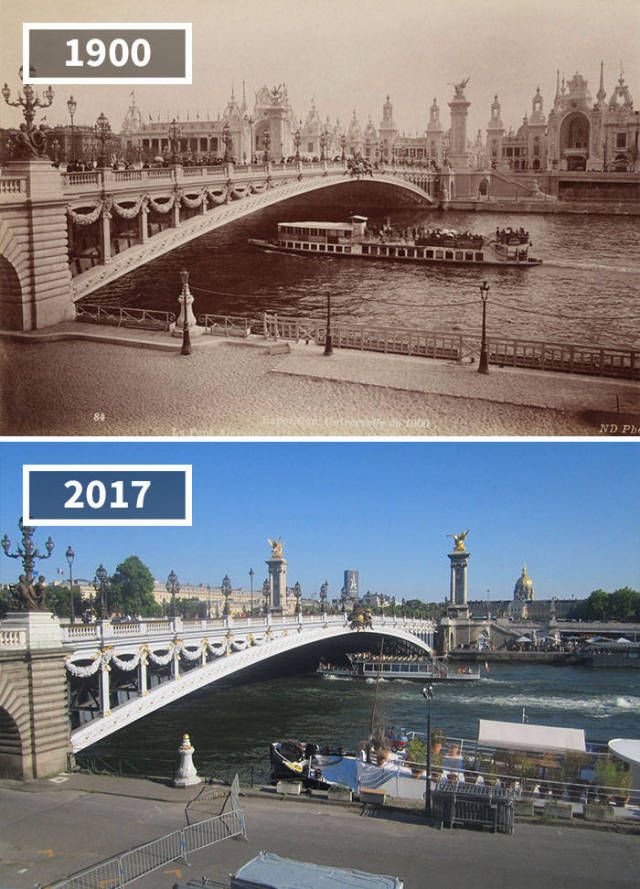 Как меняются со временем различные места