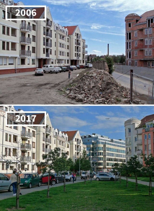 Как меняются со временем различные места