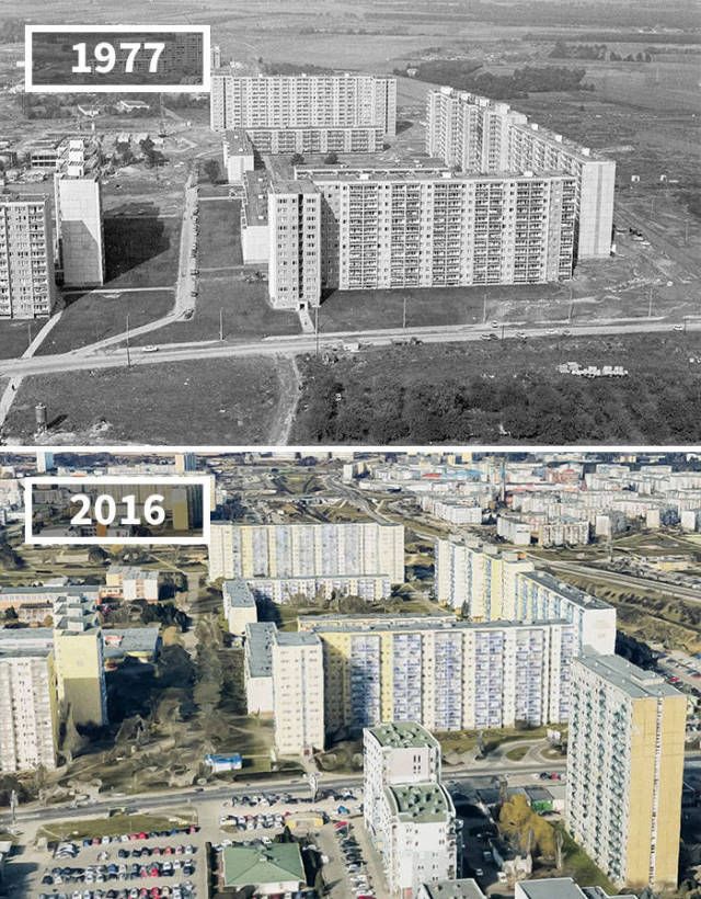 Как меняются со временем различные места