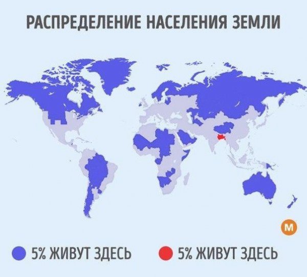 На нашей планете еще полно свободного места