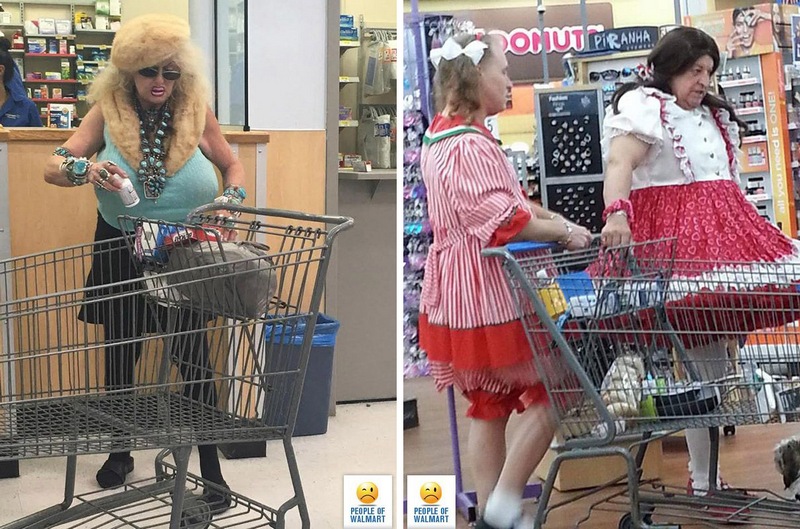 Экстравагантные покупатели Walmart