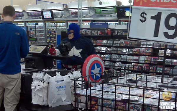 Экстравагантные покупатели Walmart